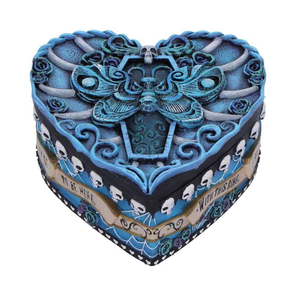 Nemesis Now Corpse Bride - With This Ring Vow Dekorative Schachtel - Blau